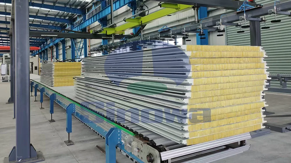 Rock Wool Sandwich Panel Manufacturing Plant