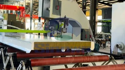 Rockwool Sandwich Panel Production Line For Cold Storage